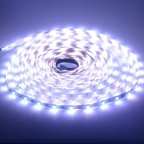  [아마존 핫딜]  [아마존핫딜]Rxment RGB LED Strip Lights with Remote 5 Meter 16.4 Foot 5050 RGB 150LEDs Full Kit, Blue LED Light Strip, LED Lights Strip, LED Night Light, LED Rope Lights, LED Tape Light