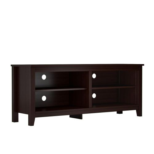  Ryan Rove Mission 58” Modern Wood Storage TV Stand Console Entertainment Center in Espresso