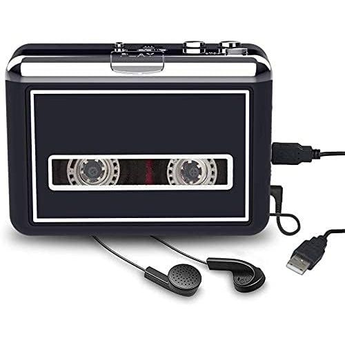  Rybozen Cassette Player Converter, Convert Tapes to Digital MP3 Portable Walkman with New Upgrade Convenient Software (AudioLAVA)