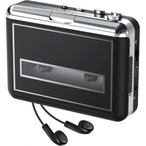  Rybozen Cassette Player Converter, Convert Tapes to Digital MP3 Portable Walkman with New Upgrade Convenient Software (AudioLAVA)