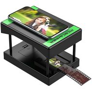 [아마존베스트]Rybozen Slide scanner, scan and save your 24 x 36 mm negatives and slides with your smartphone camera. Can be used for all types of 35 mm films (2 AA batteries are sold separately)