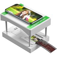 [아마존베스트]Rybozen Slide scanner, scan and save your 24 x 36 mm negatives and slides with your smartphone camera. Can be used for all types of 35 mm films (2 AA batteries are sold separately)