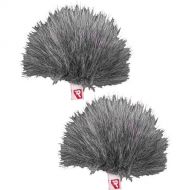 Rycote Pair Gray Ristretto Lavalier Windjammer