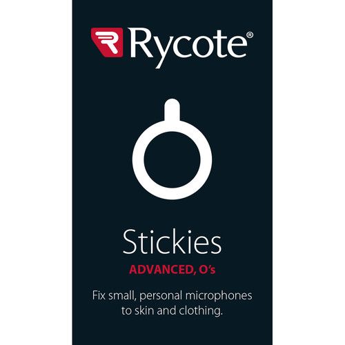  Rycote Stickies Advanced O's Adhesive Pads (25-Pack)