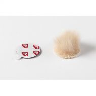 Rycote Overcovers Advanced Fur Disc Wind Covers for Lavalier Mics (5 Beige, 25 Round Stickies)