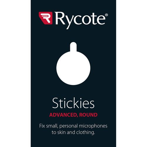  Rycote Stickies Advanced Round Adhesive Pads (25-Pack)