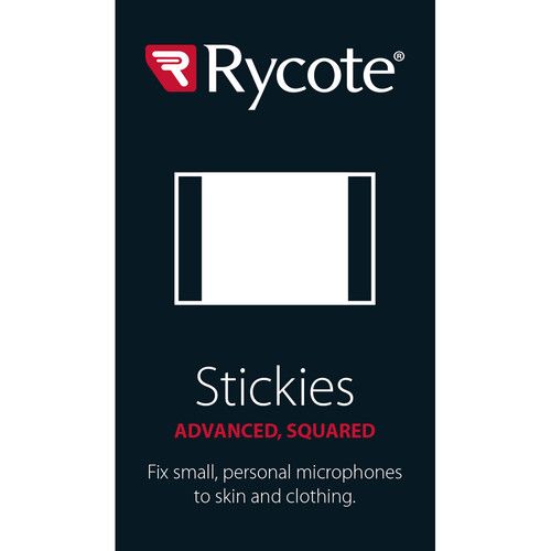  Rycote Stickies Advanced Squared Adhesive Pads (100-Pack)