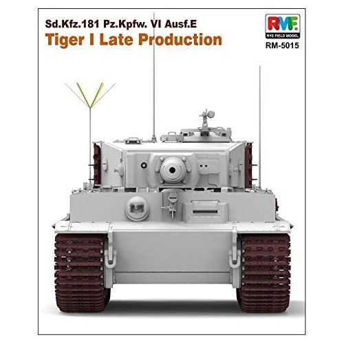 아카데미 Rye Field Model 5015 I Late Production Sd.Kfz.181 Pz.Kpfw.VI Ausf.1:35 Scale Plastic Model Kit