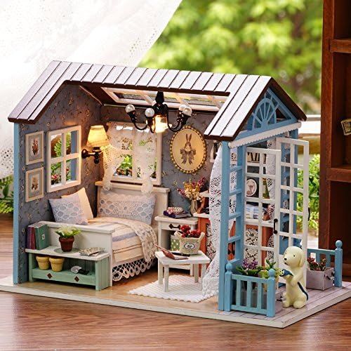  Rylai DIY Miniature Dollhouse Kit with Music Box 3D Puzzle Challenge for Adult Z007