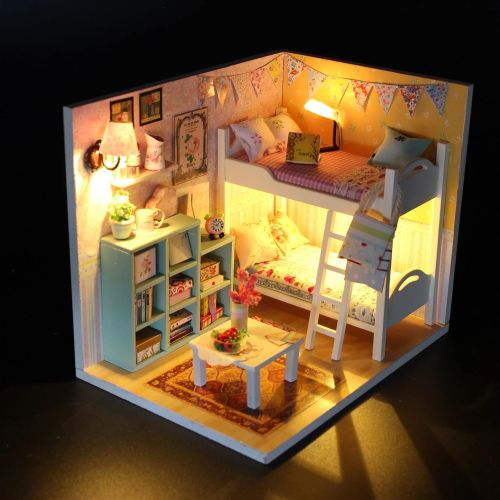  DIY Miniature Dollhouse Kit with Music Box Rylai 3D Puzzle Challenge for Adult (Girlfriends Story Series)