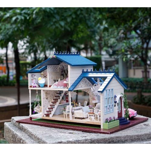  DIY Miniature Dollhouse Kit with Music Box Rylai 3D Puzzle Challenge for Adult (A032)