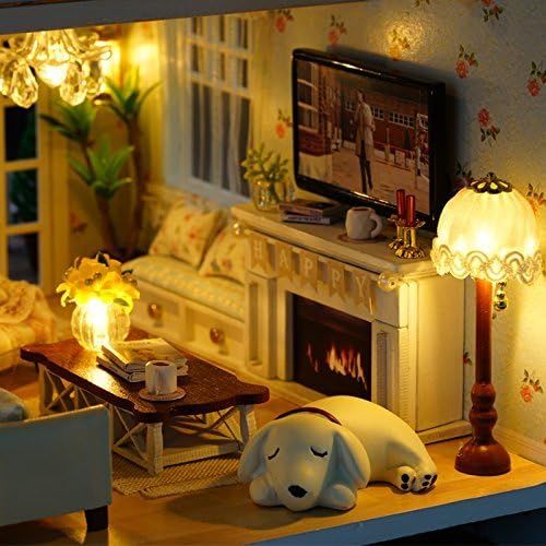  Rylai DIY Miniature Dollhouse Kit with Music Box 3D Puzzle Challenge for Adult Queenstown Holidays