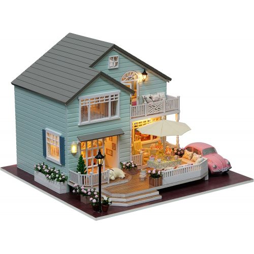  Rylai DIY Miniature Dollhouse Kit with Music Box 3D Puzzle Challenge for Adult Queenstown Holidays