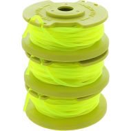 Ryobi One PLUS+ AC80RL3 OEM .080 Inch Twisted Line and Spool Replacement for Ryobi 18v, 24v, and 40v Cordless Trimmers (3 Pack)