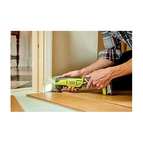  RYOBI RMT18-0 18V ONE+ Cordless Multi-Tool (Bare Tool), Hyper Green