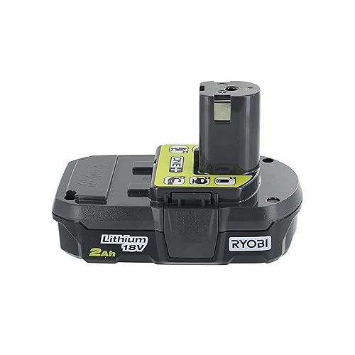  Ryobi P190 2.0 Amp Hour Compact 18V Lithium Ion Battery w/ Cold Weather Performance and (Charger Not Included / Battery Only)