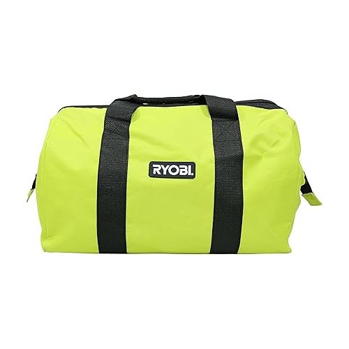  Green Wide Mouth Collapsible Genuine OEM Contractor’s Bag w/Full Top Single Zipper Action and Cross X Stitching