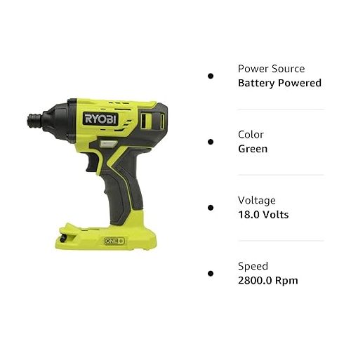  Ryobi R18ID2-0 Impact Wrench 1/4