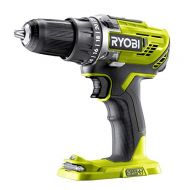 [아마존핫딜]Ryobi 18 V, Hyper Gruen Bohrschrauber 2-Gang, Bohrfutter 13 mm, LED-Beleuchtung, ohne Akku und Ladegerat  R18DD3-0