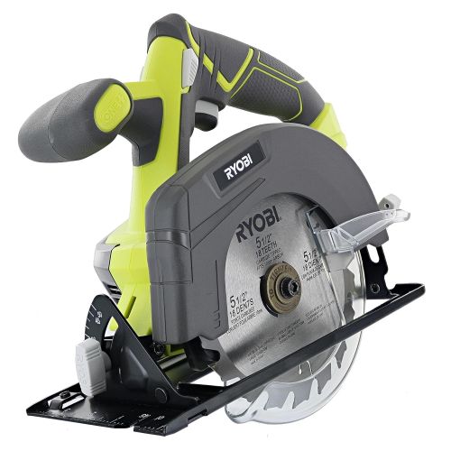  Ryobi P883 One+ 18V Lithium Ion Cordless Contractor’s Kit (8 Pieces: 1 x P704 Worklight, 1 x P515 Reciprocating Saw, 1 x Circular Saw, 1 x P271 Drill / Driver, 2 x Batteries, 1 x C