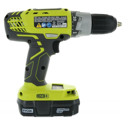  Ryobi P1832 18V One+ Handheld Drill/Driver and Impact Driver Kit (6 Piece Bundle, 1x P277 Drill / Driver, 1x P235 Impact Driver, 1x P118 Dual Chemistry Charger, 2x P102 18V Batteri