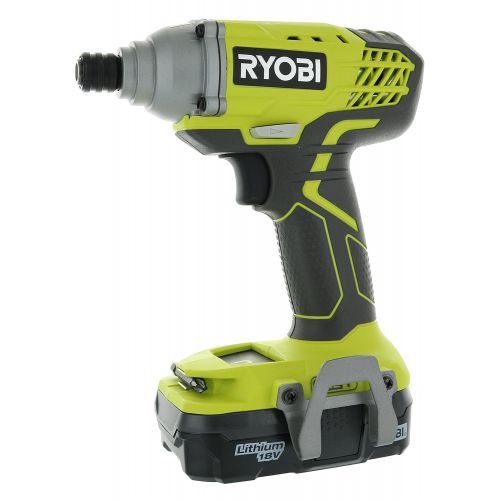  Ryobi P1832 18V One+ Handheld Drill/Driver and Impact Driver Kit (6 Piece Bundle, 1x P277 Drill / Driver, 1x P235 Impact Driver, 1x P118 Dual Chemistry Charger, 2x P102 18V Batteri