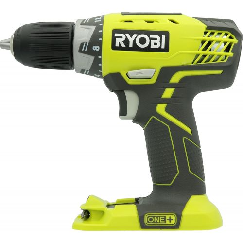  Ryobi P208 One+ 18V Lithium Ion Drill/Driver with 1/2 Inch Keyless Chuck (Batteries Not Included, Power Tool Only)