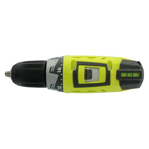  Ryobi P1811 One+ Compact Drill / Driver Kit (5 Piece Bundle: 1x P208 Drill / Driver Power Tool, 2x P102 18 Volt Battery, 1x P118 18 Volt Battery Charger, 1x Lime Green Ryobi Tool B