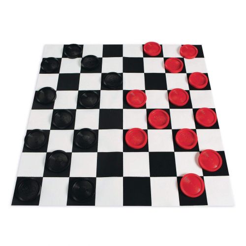  S&S Worldwide W12919 Giant 2-in-1 Four in A Row and Checkers Game
