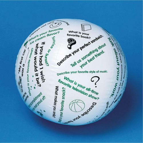  S&S Worldwide Toss n Talk-About Getting Acquainted Ball