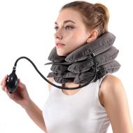 [아마존 핫딜]  [아마존핫딜]Siwei Inflatable Cervical Neck Traction Device for Instant Neck Pain Relief [FDA Approved] - Adjustable Neck...