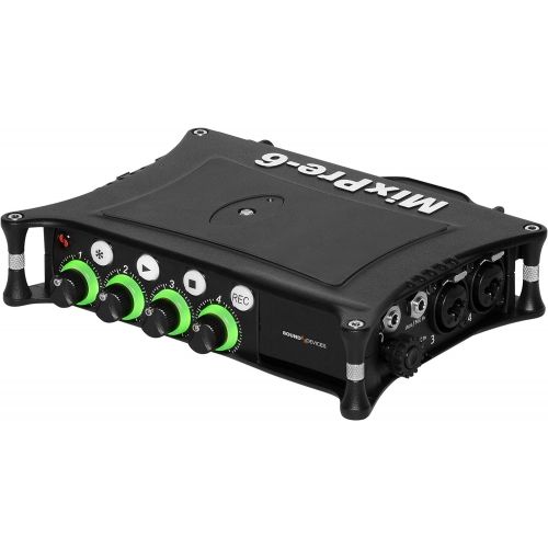  Sound Devices MixPre-6 II Portable 32-Bit Float Multichannel Audio Recorder/Mixer, and USB Audio Interface
