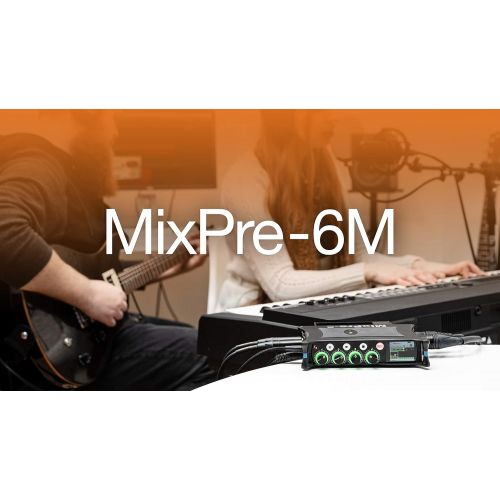  Sound Devices MixPre-6M Portable Multitrack Audio Recorder and USB Audio Interface with Overdub for Musicians