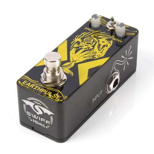  S SWIFF SWIFF Guitar Effect Pedal Tremolo Classic Tone Effects DC9V Power Input True Bypass Effector (EARTHPULSE)