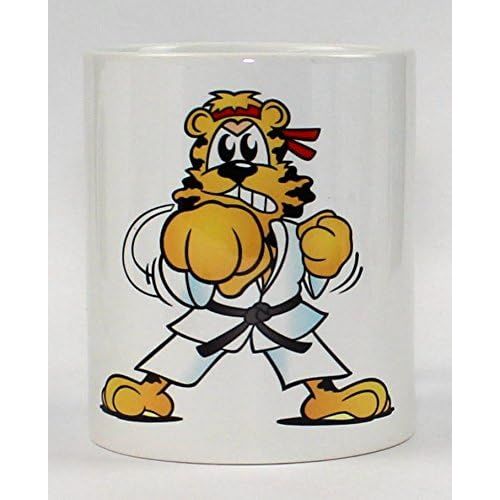  S.B.J - Sportland hochwertige Premium Keramik Tasse Tiger Judo Karate Taekwondo