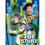 S.L. Home Fashions, INC. Children Toddler Disney Toy Story - Ready for Action Super Soft Plush Silk Touch Sherpa Twin...