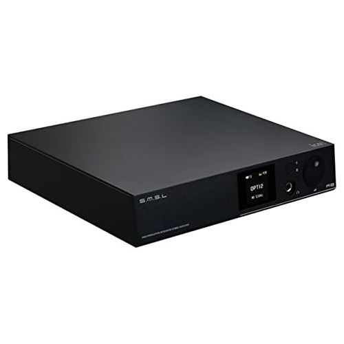  S.M.S.L SMSL A8 HIFI Audio Digital Power Amplifier DAC and Headphone Amplifier Uses Latest XMOS Solution and ICEpower 125Wx2 Module and AK4490 DAC,Supports PCM 768khz DSD512