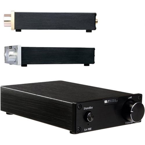  SMSL SA-98E 2 160W TDA7498E amplifier stereo digital amplifier + power adapter,TOP HIFI (black)