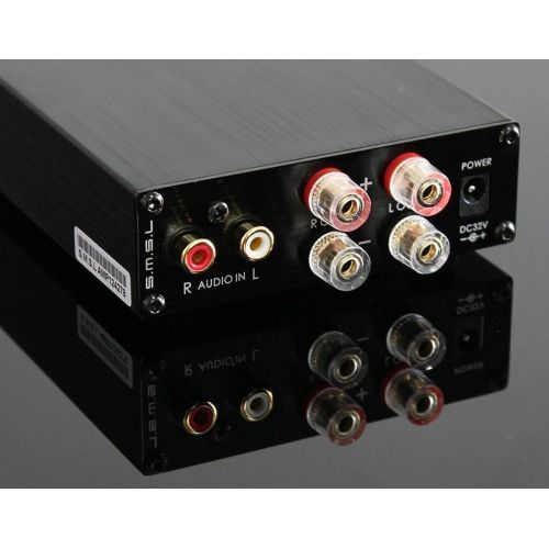  SMSL SA-98E 2 160W TDA7498E amplifier stereo digital amplifier + power adapter,TOP HIFI (black)