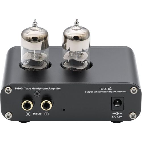  [아마존베스트]SABAJ PHA3Vacuum Tube Headphone Amplifier 2X6J9Low Ground Noise Integrated Stereo Amp Audio Stereo Output For Headphones