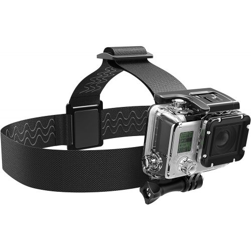  Sabrent Action Cam Head Strap Camera Mount [Compatible with Action Cameras] (GP-HDST)