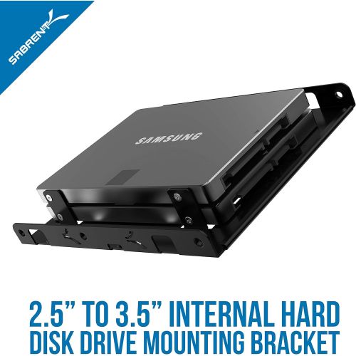  Sabrent 2.5 Inch to 3.5 Inch Internal Hard Disk Drive Mounting Bracket Kit (BK-HDDH)