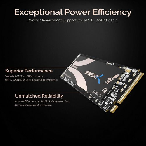  [아마존베스트]Sabrent 1TB Rocket NVMe 4.0 Gen4 PCIe M.2 Internal SSD Extreme Performance Solid State Drive (SB-ROCKET-NVMe4-1TB)