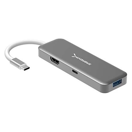  Sabrent USB Type-C Hub with HDMI and 2 USB 3.0 Ports,[4K and 60W Power Delivery Support] (HB-U2HC)
