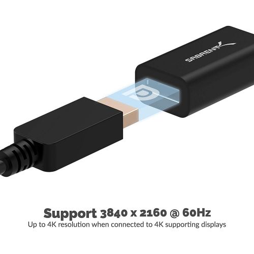  Sabrent USB Type-C Dual HDMI Adapter [Supports Up to Two 4K 30Hz Monitors, Compatible with Windows Systems Only] (DA-UCDH)