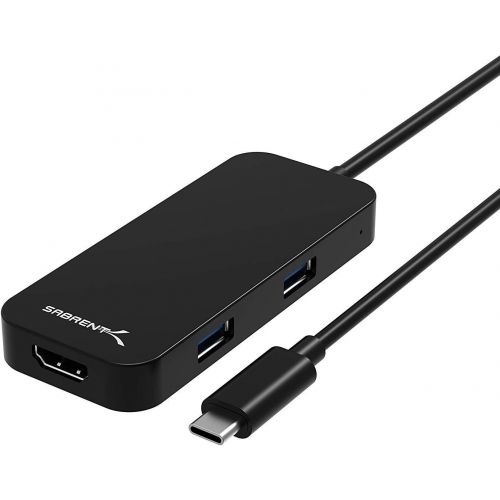  Sabrent USB Type-C Dual HDMI Adapter [Supports Up to Two 4K 30Hz Monitors, Compatible with Windows Systems Only] (DA-UCDH)