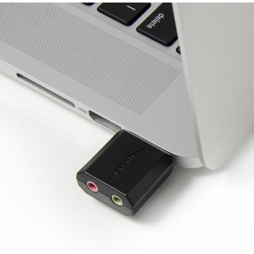  Sabrent USB External Stereo Pc & MAC Sound Adapter Au-mmsa Computers & Accessories External Sound Cards for Window Vista, Xp, 7, 8 - Mac Os 8.6 or Above