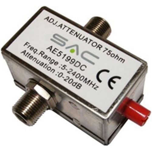  SAC Electronics SAC Variable Attenuator F 0-20dB 5-2400 DCPASS, Adjustable f