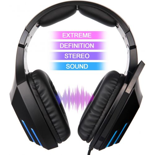  [아마존 핫딜]  [아마존핫딜]SADES Gaming Headset for New Xbox One, PS4, PC, Noise Reduction Game Earphone, Bass Surround Over-Ear Headphones 3.5MM Jack Headset for Xbox one Mac, Laptop, Computer and Phones