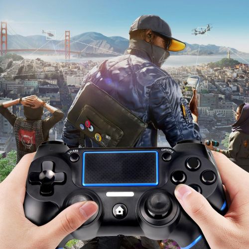  [아마존 핫딜] [아마존핫딜]SADES Sades C200 PS4 Controller Wireless Controller Gamepad with Dual Vibration and 3.5mm Jack for Playstation 4